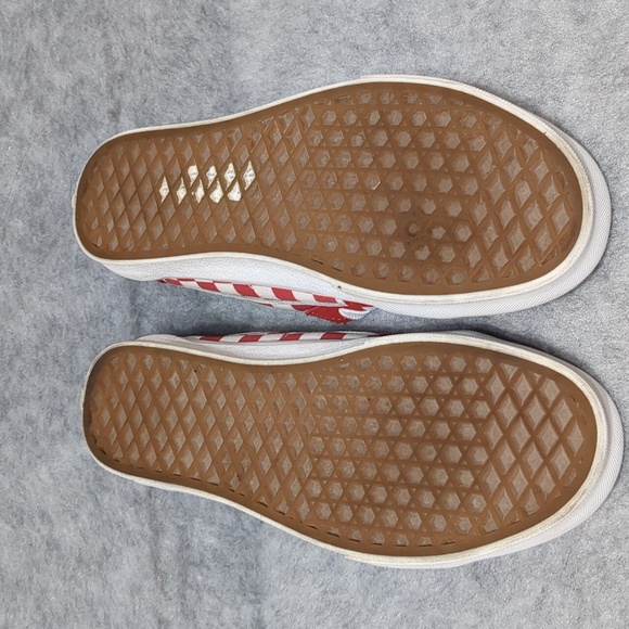 Vans Old Skool Red Checkerboard Canvas Suede Skate Shoes Sneakers women size 8.5 - Picture 6 of 8